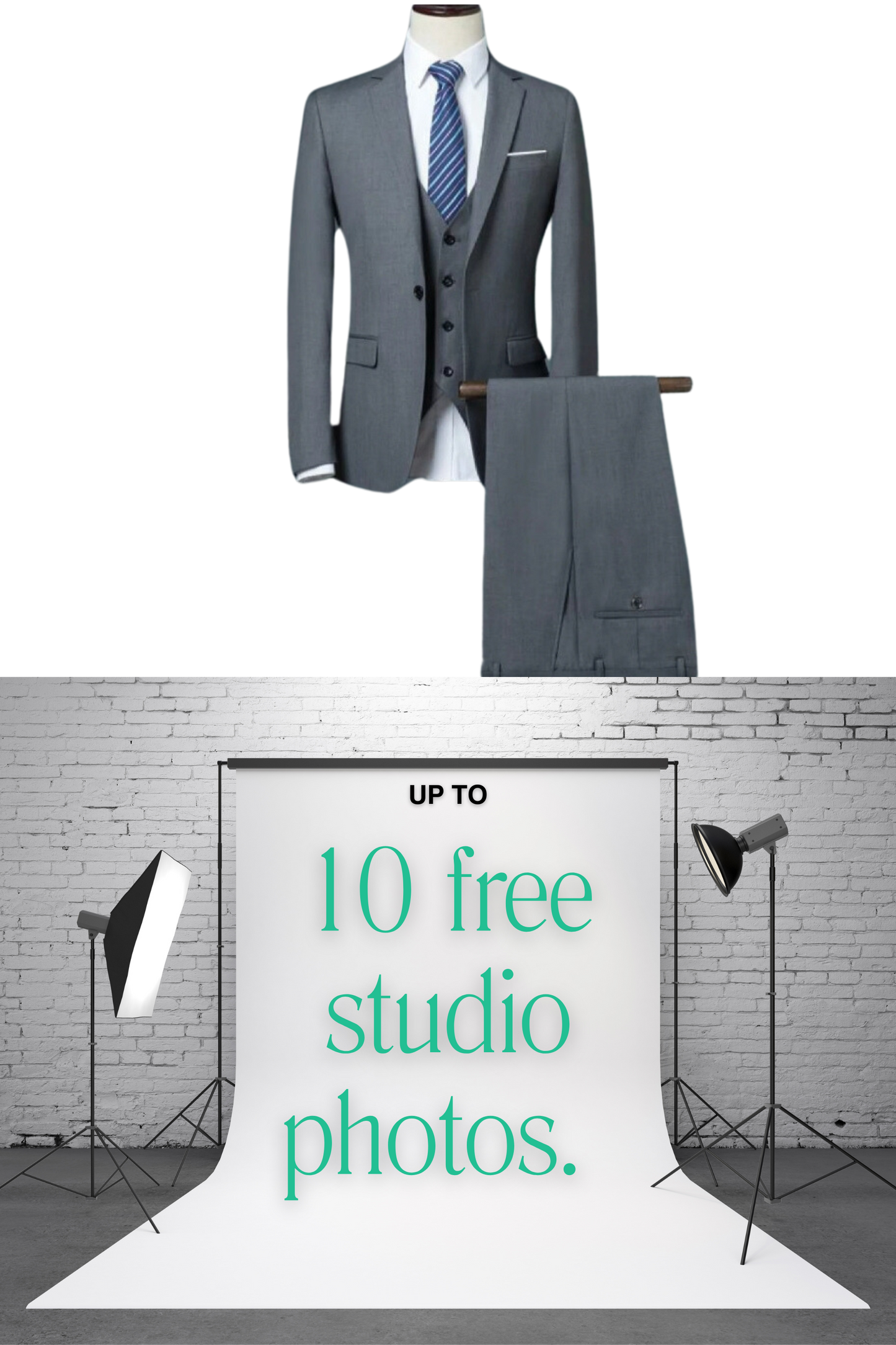 Graduation men's 3 piece suits (single breasted waistcoat) combo.