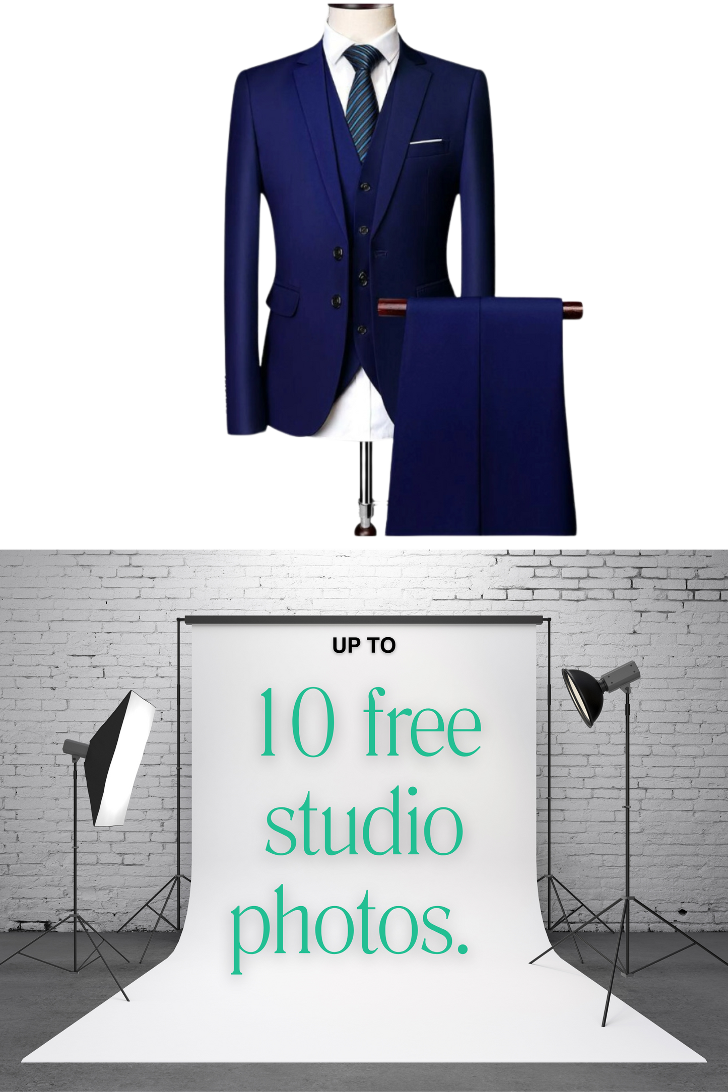 Graduation men's 3 piece suits (single breasted waistcoat) combo.