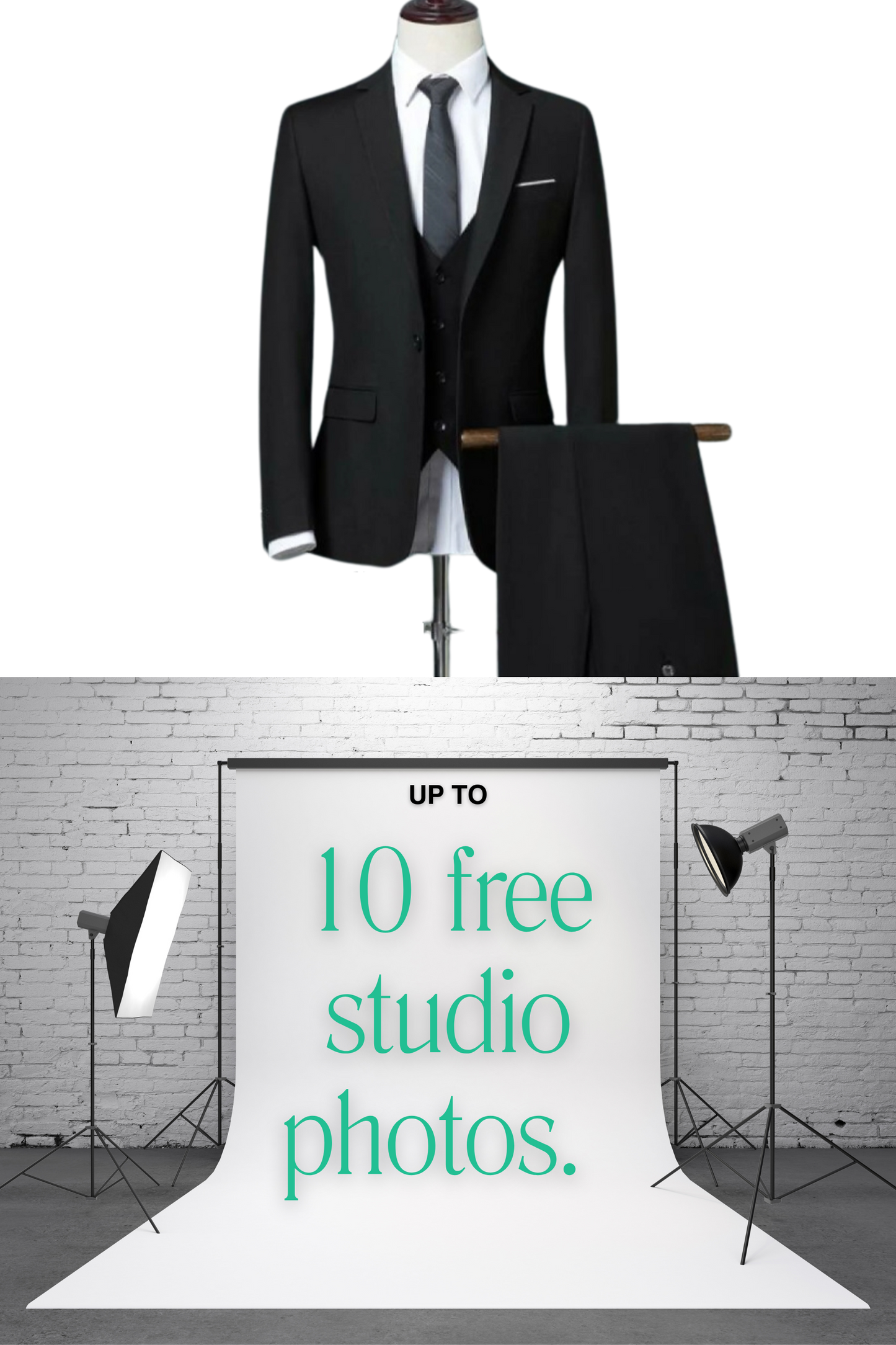 Graduation men's 3 piece suits (single breasted waistcoat) combo.