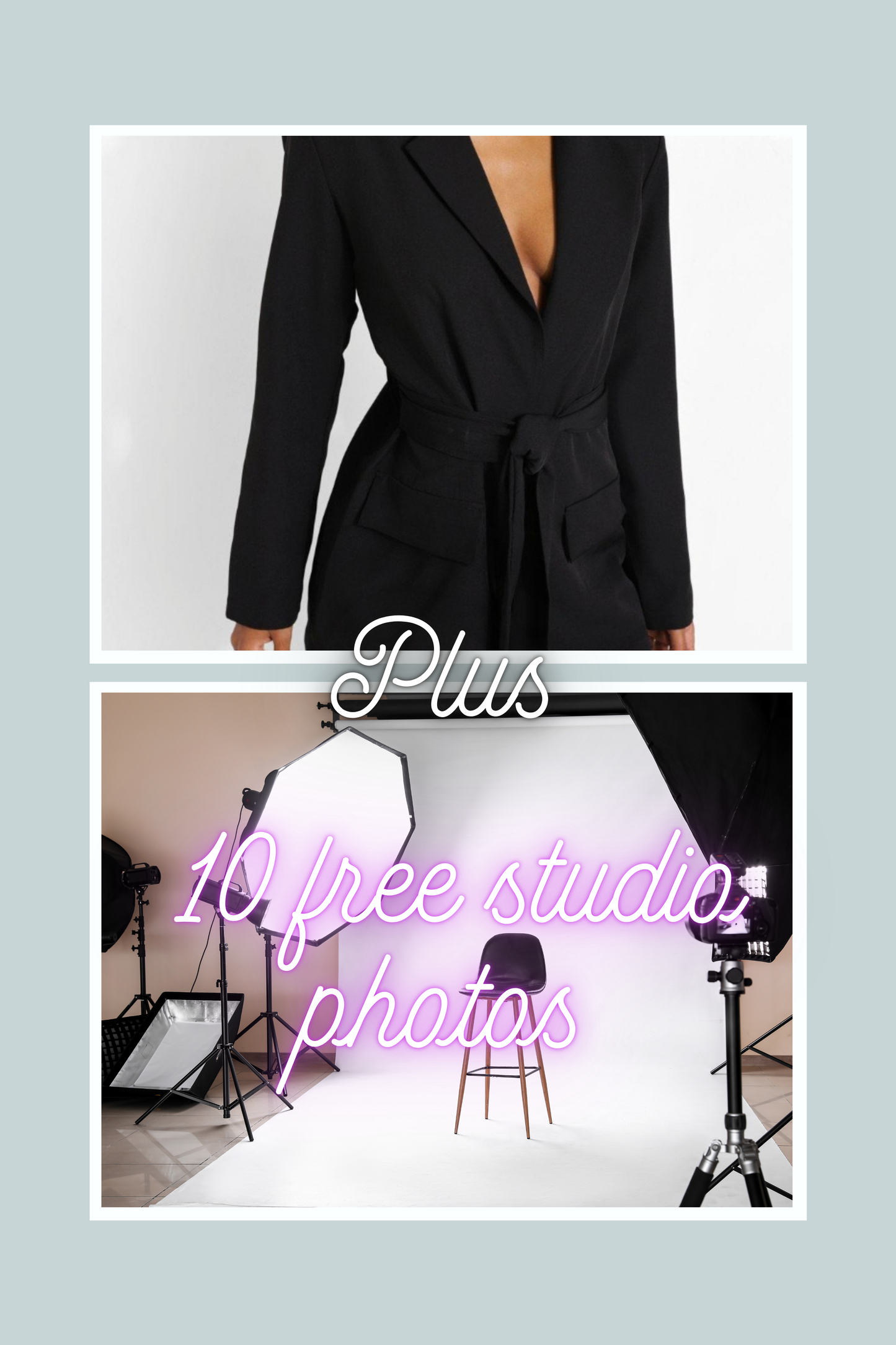 Graduation women's tie waist tailored suit combo!