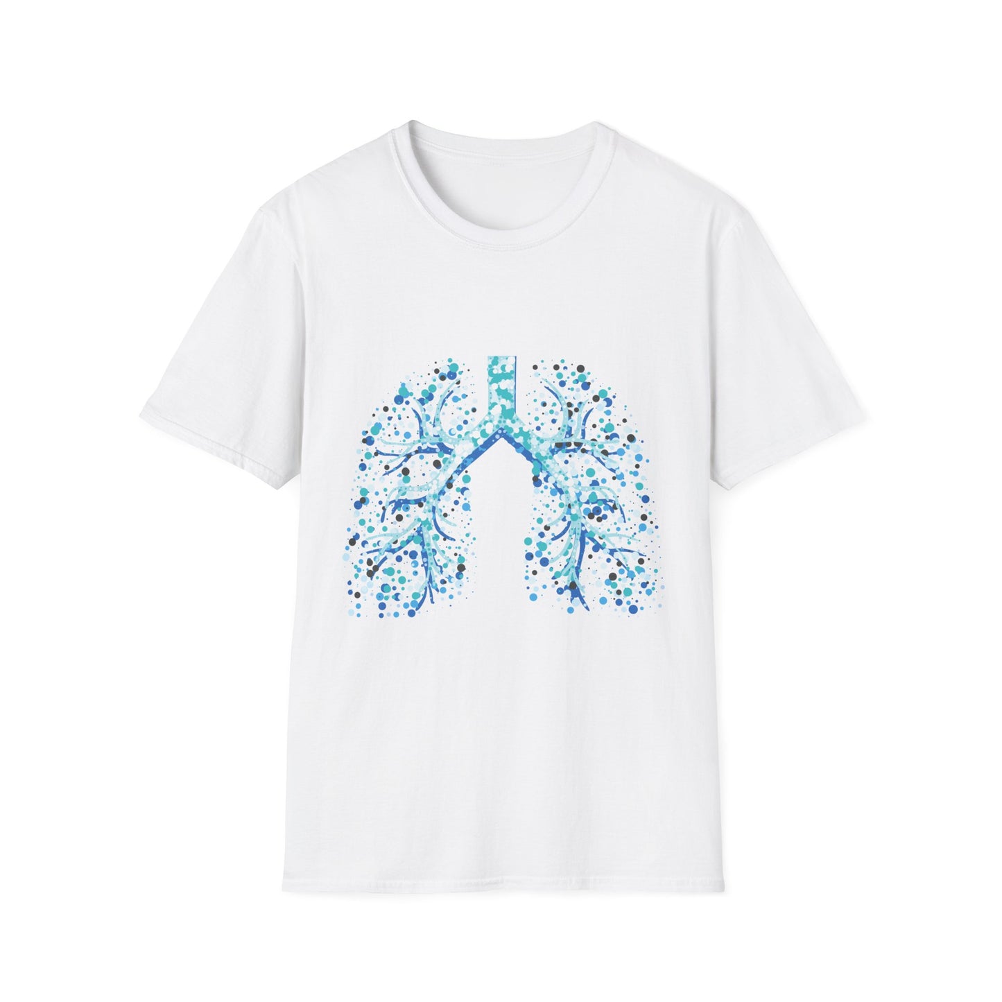 Breath of Art: Creative Lung-Design unisex T-shirt